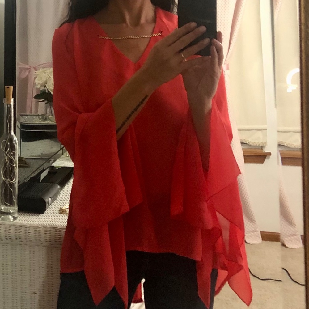 Venus long sleeve flare sleeves blouse - Picture 6 of 6
